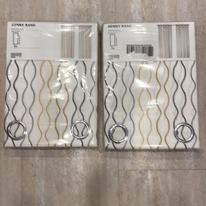 IKEA Henny Rand full length curtains